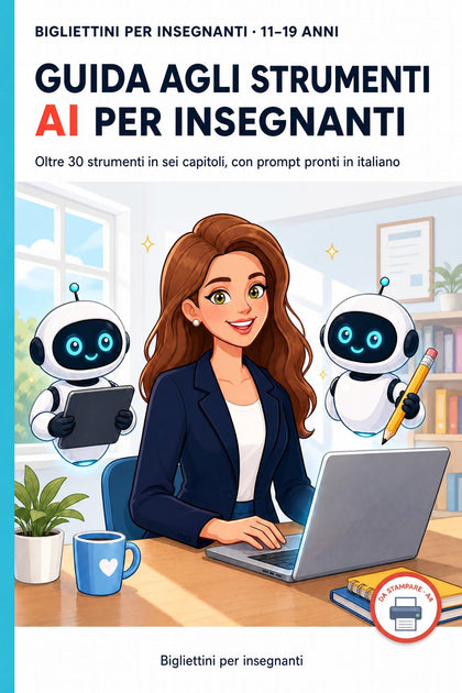 Guida agli strumenti AI per insegnanti — copertina