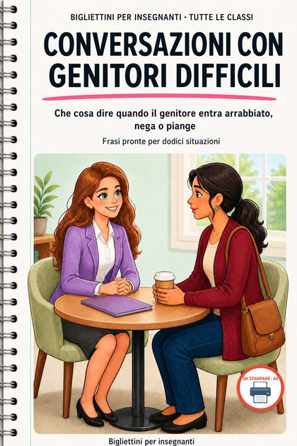 Conversazioni con genitori difficili — copertina